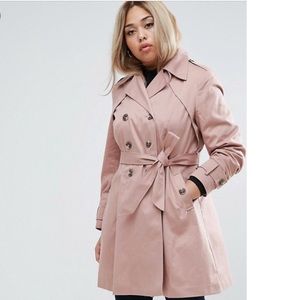 ASOS Curve Belted Trench Coat
